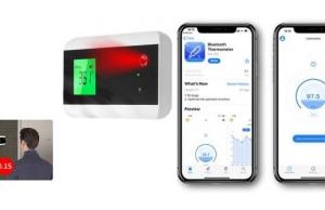 OZS Infrared Thermometer Doorbell with Bluetooth