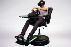 Roto VR Chair with Haptic Vibration & Head Tracking