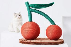 VETRESKA Double Cherry Cat Scratching Tree