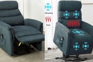 Bonzy Electric Power Lift Recliner Chair with Massage & Heat