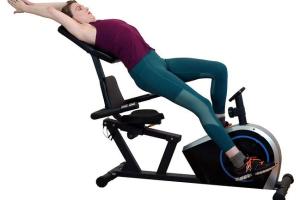 FBeBike Recumbent Exercise Bike with Rotating Back Rest