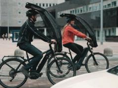 BikerTop: Pop-up Shield for Bikes