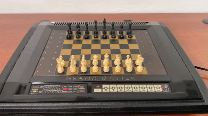 1963 Milton Bradley Auto Chess set Solitaire Teaching Complete