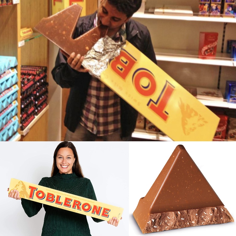 Toblerone Jumbo: 10lb Milk Chocolate Bar