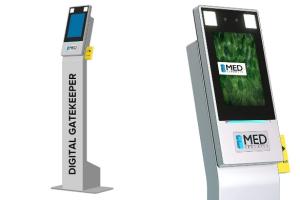 Digital Gatekeeper Contactless Temperature Scanning Kiosk with Face Mask Detection