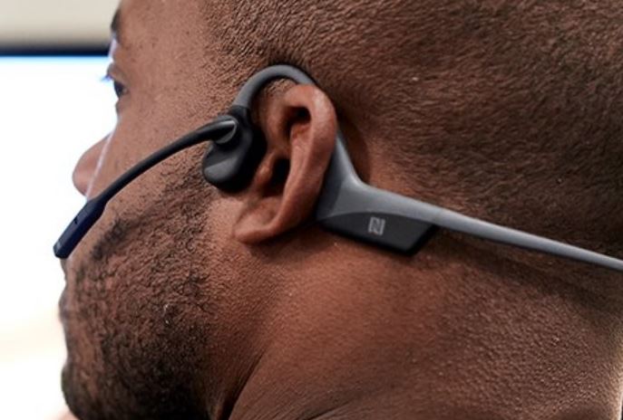 AfterShokz OPENCOMM Bone Conduction Stereo Bluetooth Headset