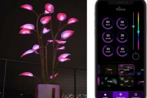 Fluora LED Houseplant with App Control