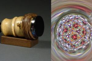 Peeps Handmade Wooden Kaleidoscope