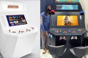 Polycade Squadcade Arcade Machine with 32″ Display