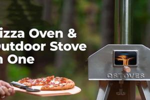QubeStove Rotating Pizza Oven & Stove
