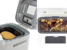 HomeCraft Programmable Bread Maker with Auto Fruit & Nut Dispenser