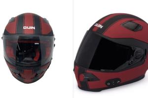 Quin Spitfire Rosso Bluetooth Smart Helmet with Crash Detection