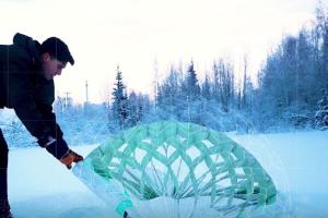 Deployable Emergency Shelter with Origami Shell