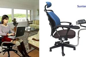 Sunter98 Ergonomic Laptop Mount for Office Chairs