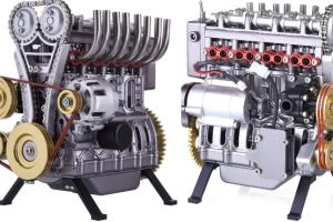 Teching Mini Inline 4-Cylinder Car Engine Kit