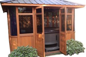 Villa Hot Tub Gazebo (10’x10′)