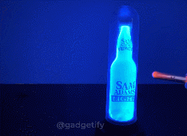 Sam Adams Plasma Bottle Lamp