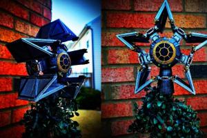 3D Printed Star Wars TIE Fighter Tree Topper