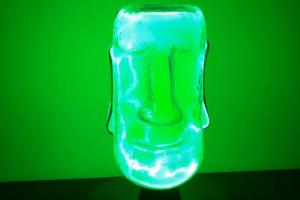 LumiSource Mini Moai Plasma Lamp