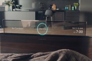 LG’s 55″ Transparent OLED Smart Bed System