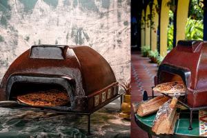 Etna Wine Talavera Tile Pizza Oven