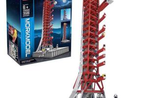 MORK 031003 Apollo Saturn V Launchpad Building Kit