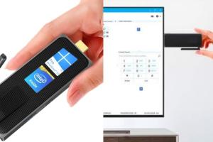 MeLE Fanless Mini PC Stick with Quad-Core Processor