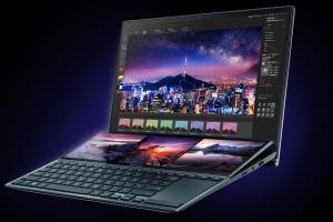 ASUS ZenBook Duo 14 Dual Screen Laptop with Tilting Touchscreen