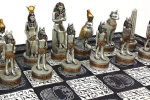 Egyptian Anubis Chess Men Set