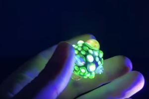 Black Light Reactive Glass Marble