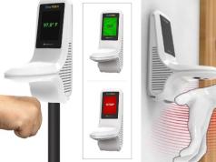 FeverWarn 1100A: Bluetooth Non-Contact Fist/Body Temperature Scanner with Fever Detection