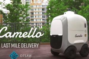 Camello Last-Mile Delivery Robot with UVC Light