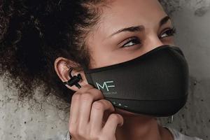 Hubble MaskFone: App Connected Face Mask with Mic & Headphones