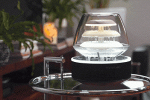HaloFalls: Bluetooth Speaker + Mini Waterfall + Mood Lamp