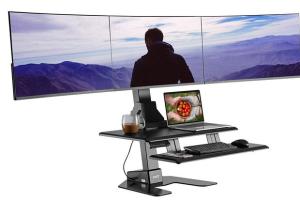 AVLT Triple 32″ Monitor Electric Standing Desk