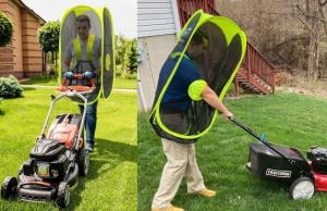 WalkingPod Mesh with Bug-Screens Protects You from Insects As You Mow Your Lawn