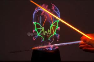 Can You Imagine Bat Plasma Lamp