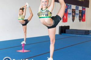 Tumbl Trak Fly Right Stunting Trainer for Cheerleaders