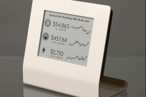 Cryptocurrency Ticker XL with 6″ E-Paper Screen