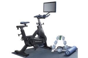 MYX Fitness Connected Exercise Bike with 21.5″ Tablet