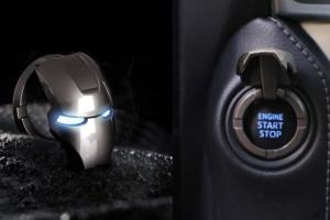 Iron Man Car Start-Stop Button Cover