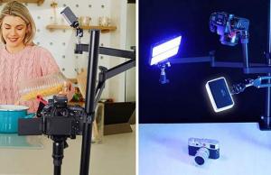 Ulanzi’s 3-Arm Livestreaming Table-Top Stand