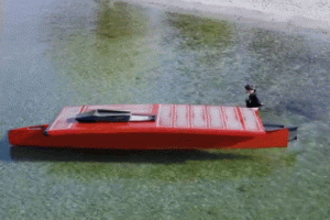 Dahu: Swiss Solar Boat by EPFL Students