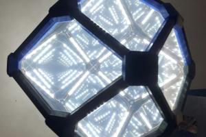 Rhombic Dodecahedron Infinity Mirror [3D Printed]