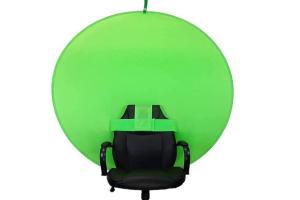 Background Buddy: Twitch Green Screen Backdrop for Office Chairs