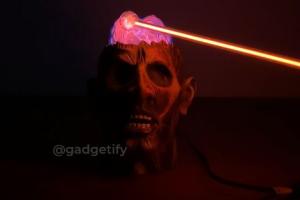 LumiSource Zombie Head Plasma Lamp