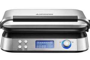 AICOOK Smart Waffle Maker with LCD Display