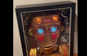 NixieBot Nixie Tube Robot Sculpture