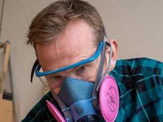 Breath Buddy Respirator Mask for Woodworking, Cleaning, Welding