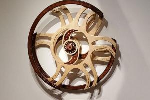 Circle of Inspiration Kinetic Wood Sculpture
